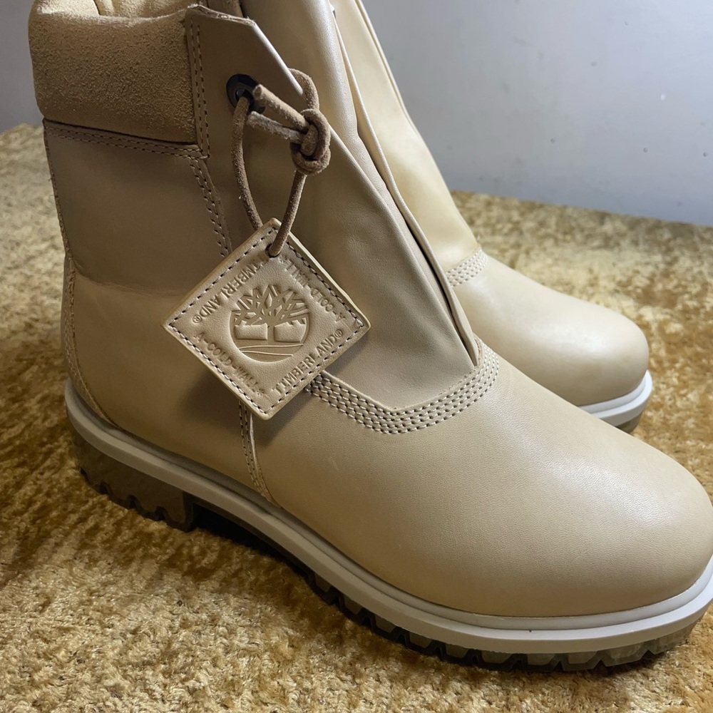 Timberland Beige Leather Boots